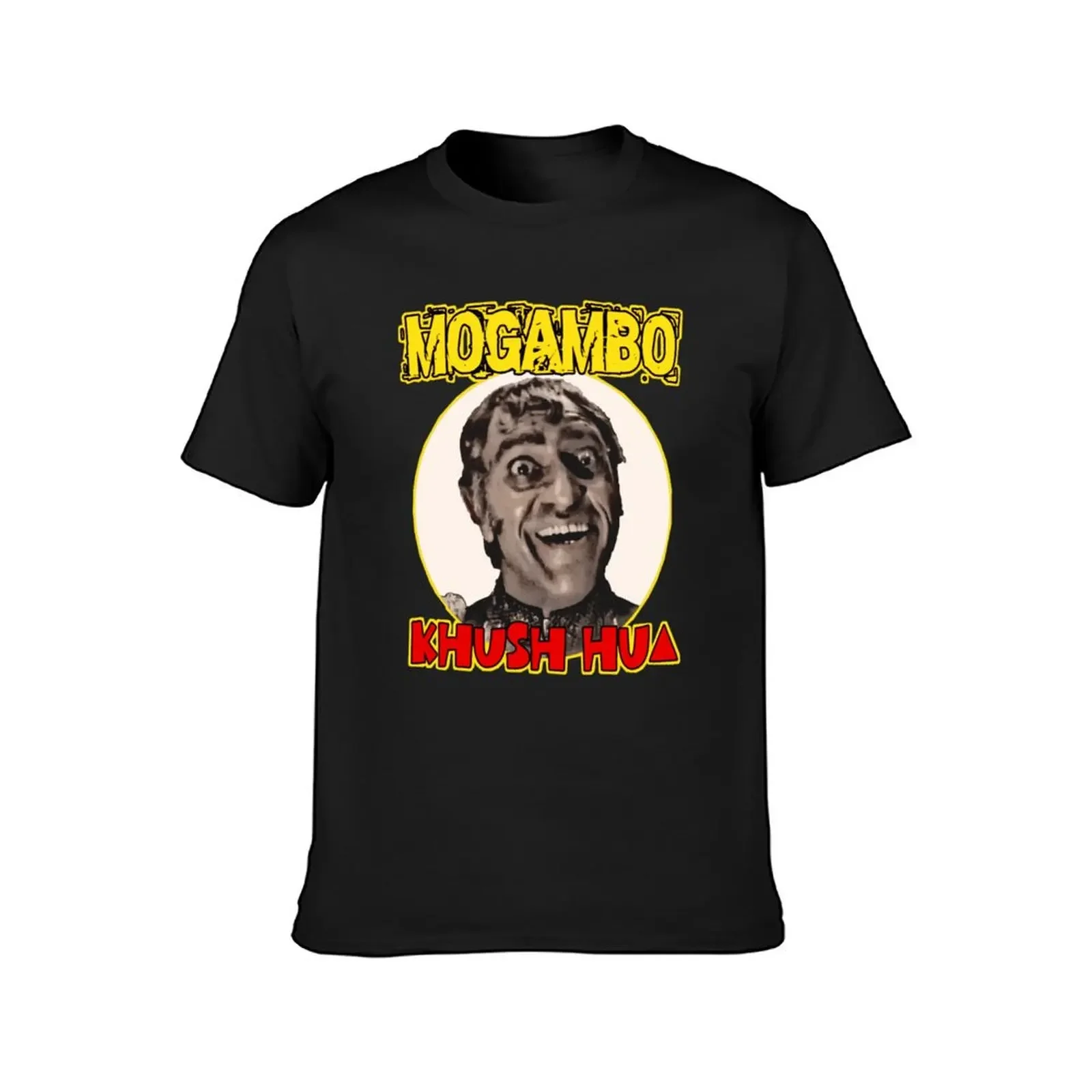 Mogambo Khush Hua Bollywood Sarcastic Funny Desi Hindi T-Shirt anime anime t shirts Short sleeve tee black t shirts for men