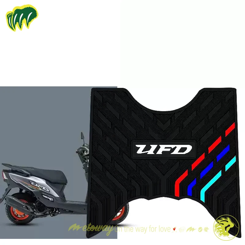 

For HAOJUE Honda UFD125 HJ125T-51 Rubber Foot Skid Pad Floor Mat Carpet Motorcycle Mats Pedal Anti-skid Water Proof High Fit