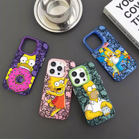 Funny Cartoon Homer Simpson Family Phone Case for Apple iPhone 13 XS Max 12 16 Pro XR 14 Pro 11 Pro Max 15 16 Plus X Soft Cover