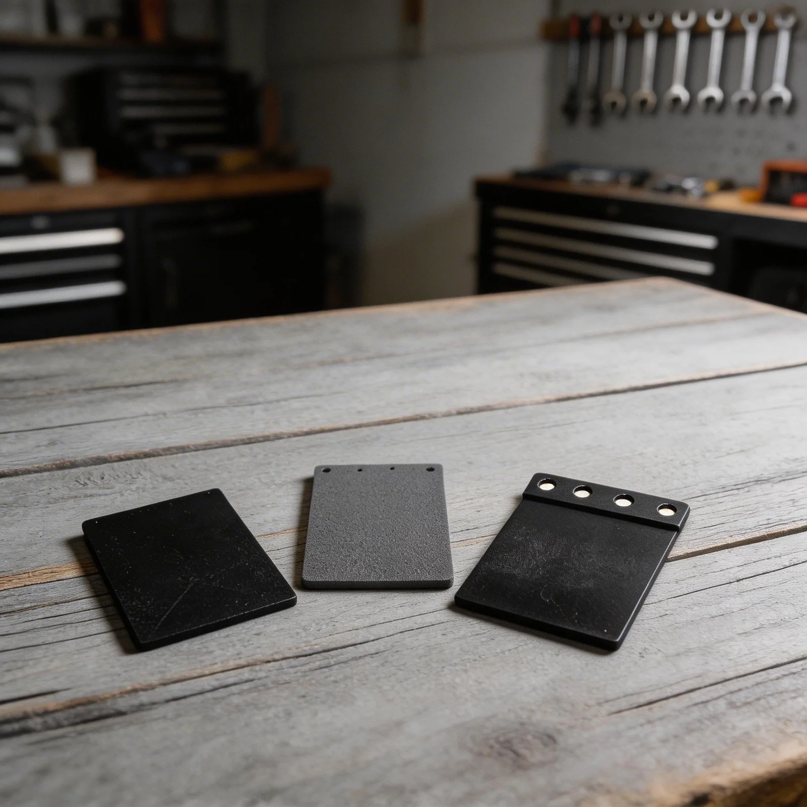 

Комплект из 3 опорных пластин для ленточной шлифовальной машины 9403 MT190 MT9 с 4 монтажными отверстиями, варианты: железо, углеродистая сталь, резина