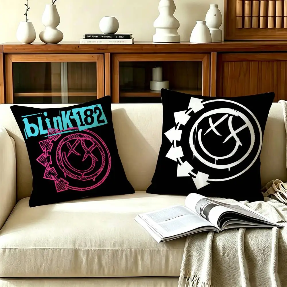 B-Blink 182 Band Double-sided print Pillow Case Cushion Cover Throw Pillow Case For Car Sofa