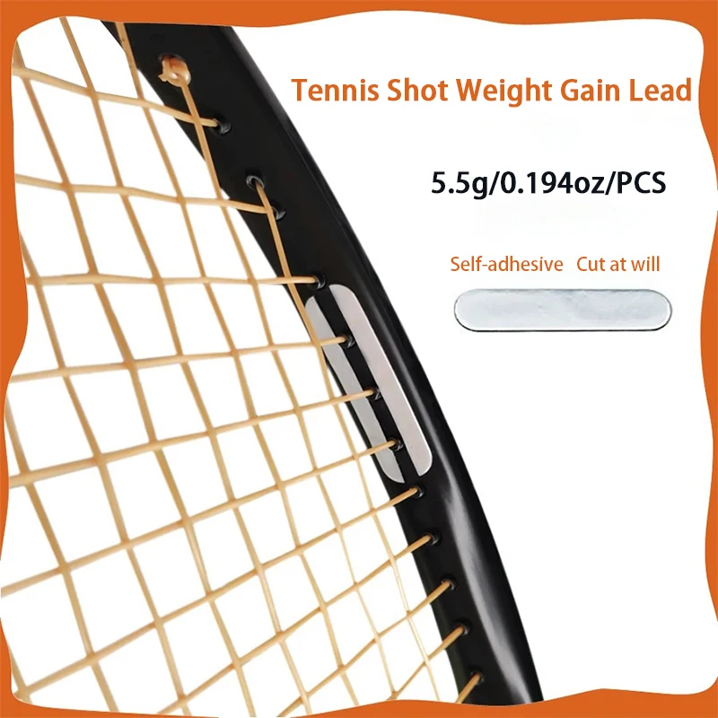 

Tennis Shot Weight Gain Lead Tape for Pickleball Tennis Badminton Rackets Improve Power Control Easy Application Durable