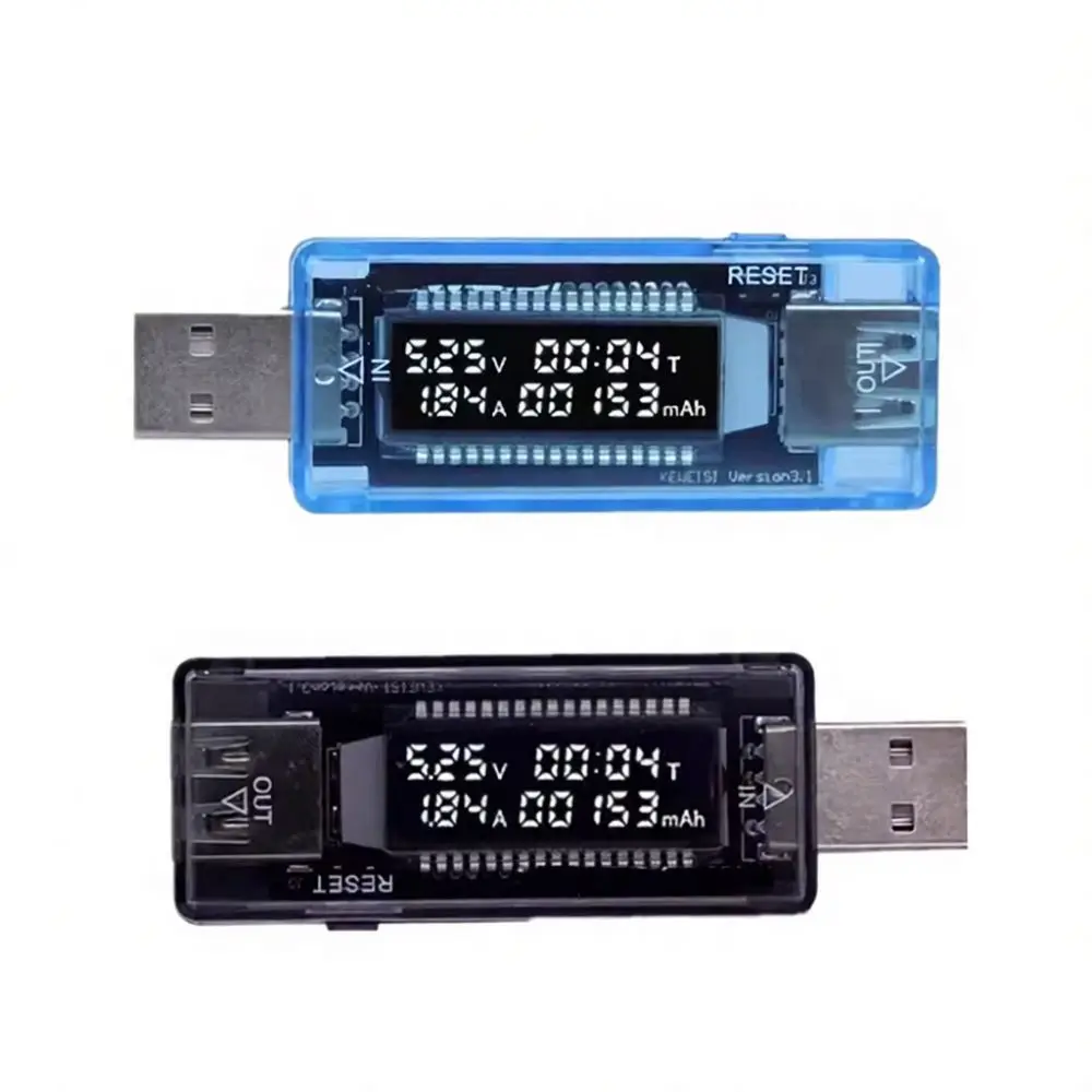 Accurate USB Tester Voltmeter Ammeter Digital Display Power Status Monitor For Portable Charger Battery Repair KWS V20