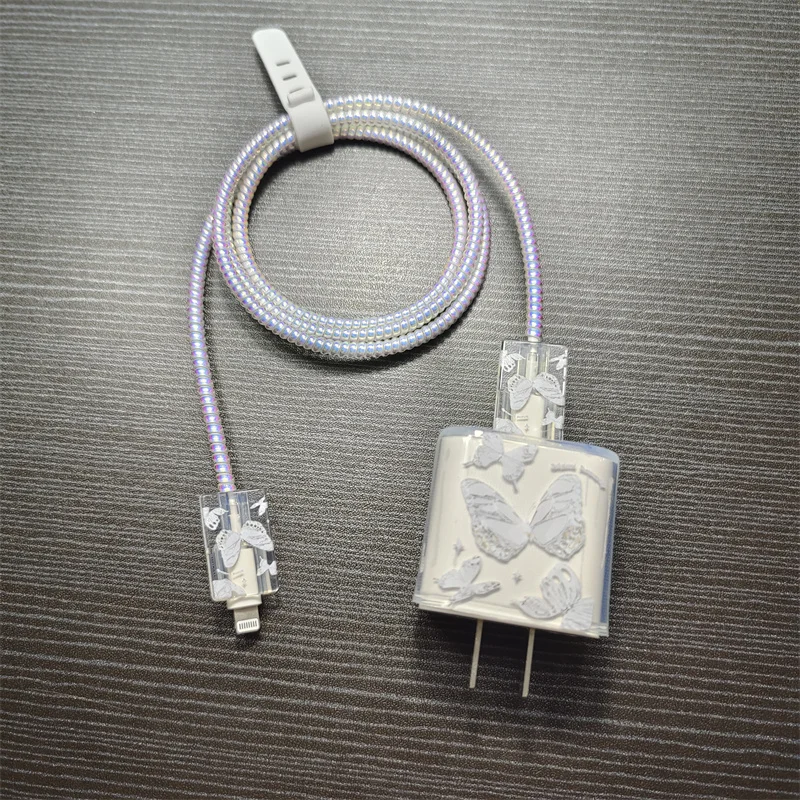 For iphone 18/20W Charger Protection Cover For Apple 11 12 13 14 Adapter Protector Case Shell Phone Accessories Cable Management