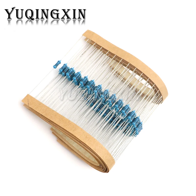 Metal Film Resistor Kit, DIY Amostras Pack, sortimento Set, 156 Valores, 1R-10M, Ohm, Ohm, 1%, 3120Pcs, 4W