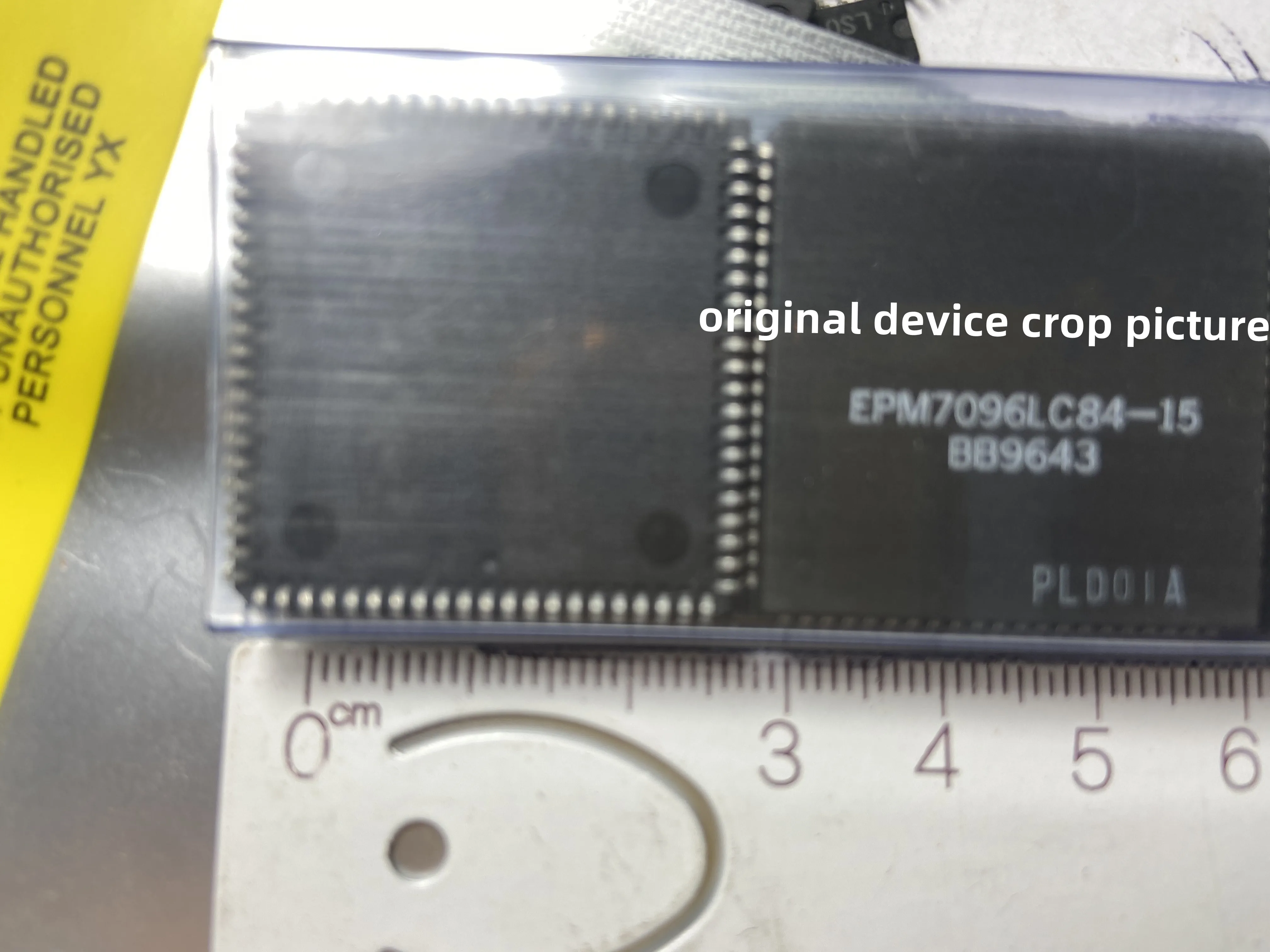 

3pcs/lot Original be of great Quality EPM7096LC84-15 EPM7096LC84 COMPLEX-EEPLD, 96-CELL, 15NS PROP DELAY, 84 Pin, Plastic, PLCC