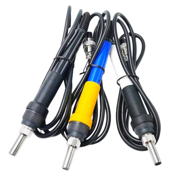 T12 Kaynak İstasyonu Kolu Havya Kolu 907 T12 STM32 STC OLED Sıcaklık Kontrol Cihazı 4C Havacılık fişi Ile