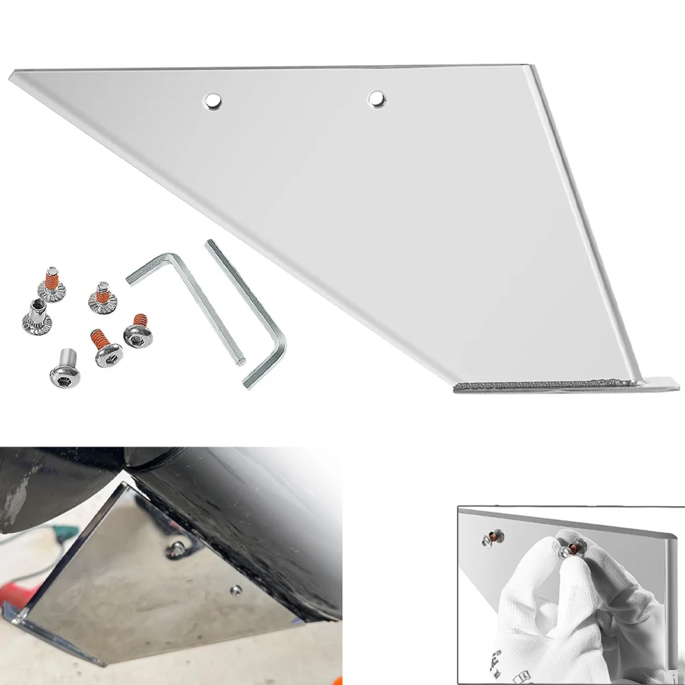 

27021 Skeg Guard Safe-Skeg Protector for Mercruiser Alpha 1 1985-1990 Steel Skeg Repair Skeg Equipment with Drain Hole