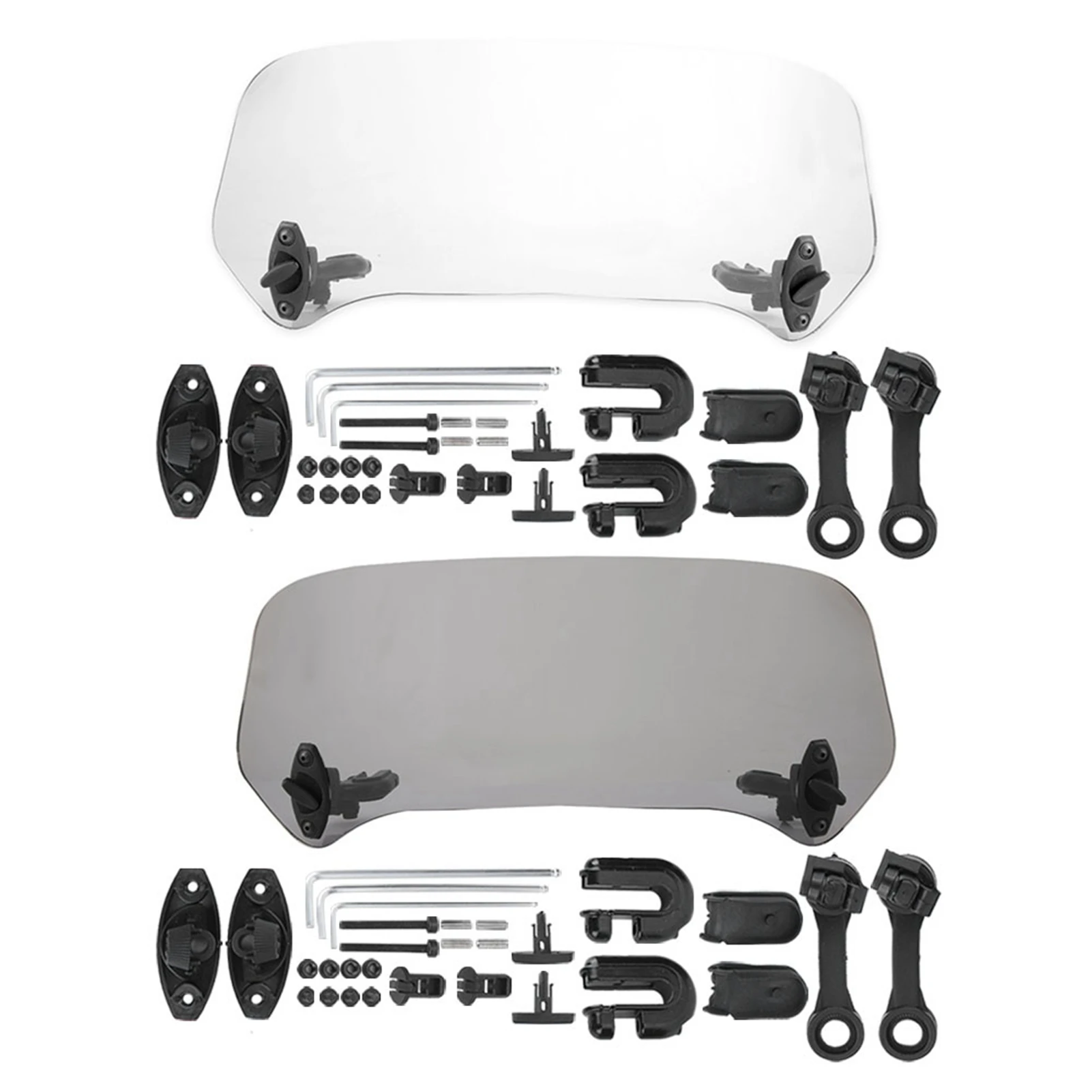 

Adjustable Wind Screen Motorcycle Modified Windscreen Spoiler Air Deflector Windscreen Spoiler