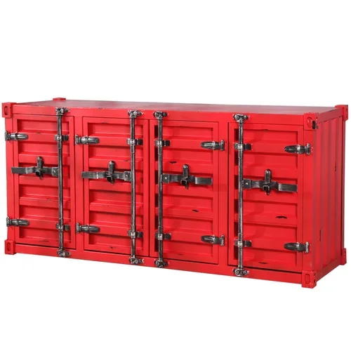 Container Cabinet Retro Industrial Style Cabinet Personalized Creative Iron furniture