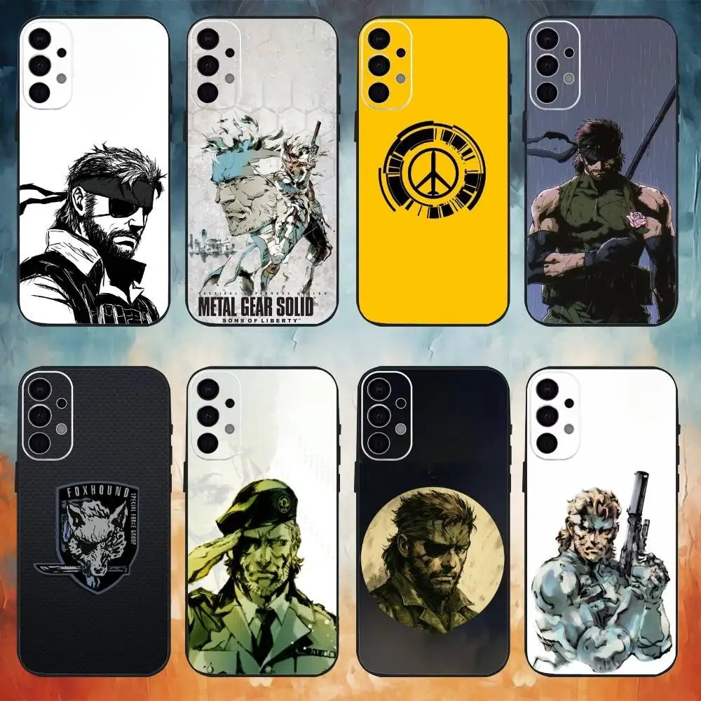 Game M-Metal Gear Solid-MT Phone Case For Samsung S26,25,24,23,22,21,20,30,Ultra,Plus,Fe,Lite Black Shell