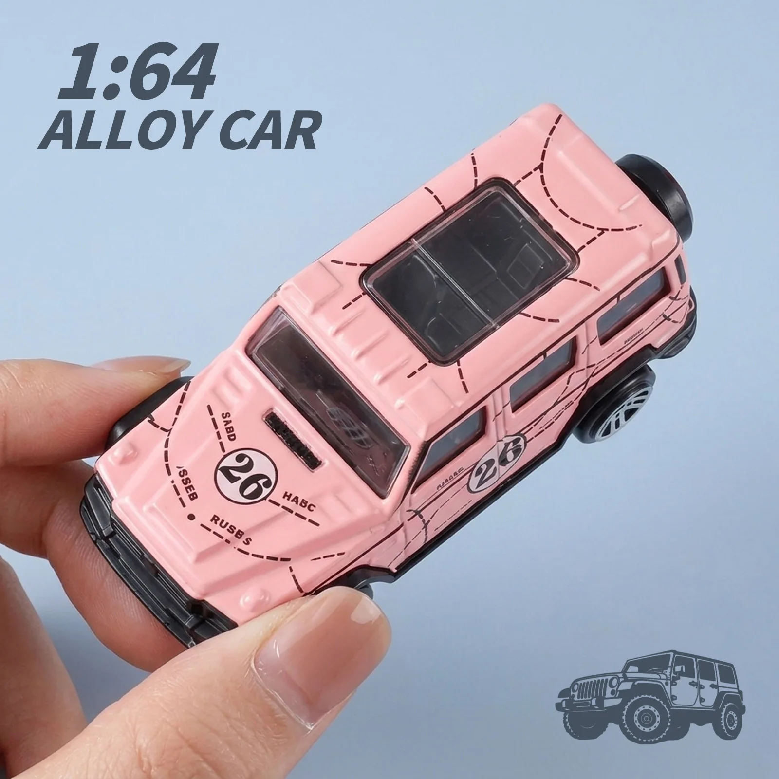 6-Pack 1:64 Alloy SUV & Sports Cars, Assorted Diecast Models, Mini Toy Vehicle Set for Kids & Collectors