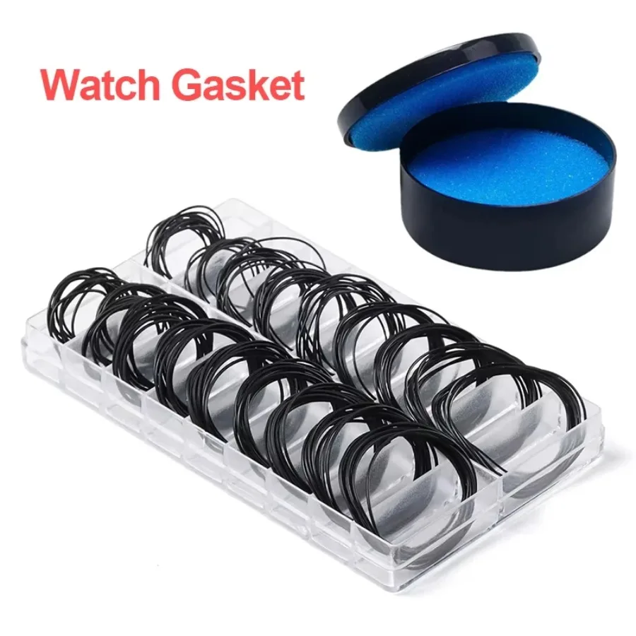 Watch Back Case Rubber O-Ring Waterproof Gasket Repair Tools for Watchmaker Thickness 0.5Mm/0.6Mm O-Ring Seal Gasket