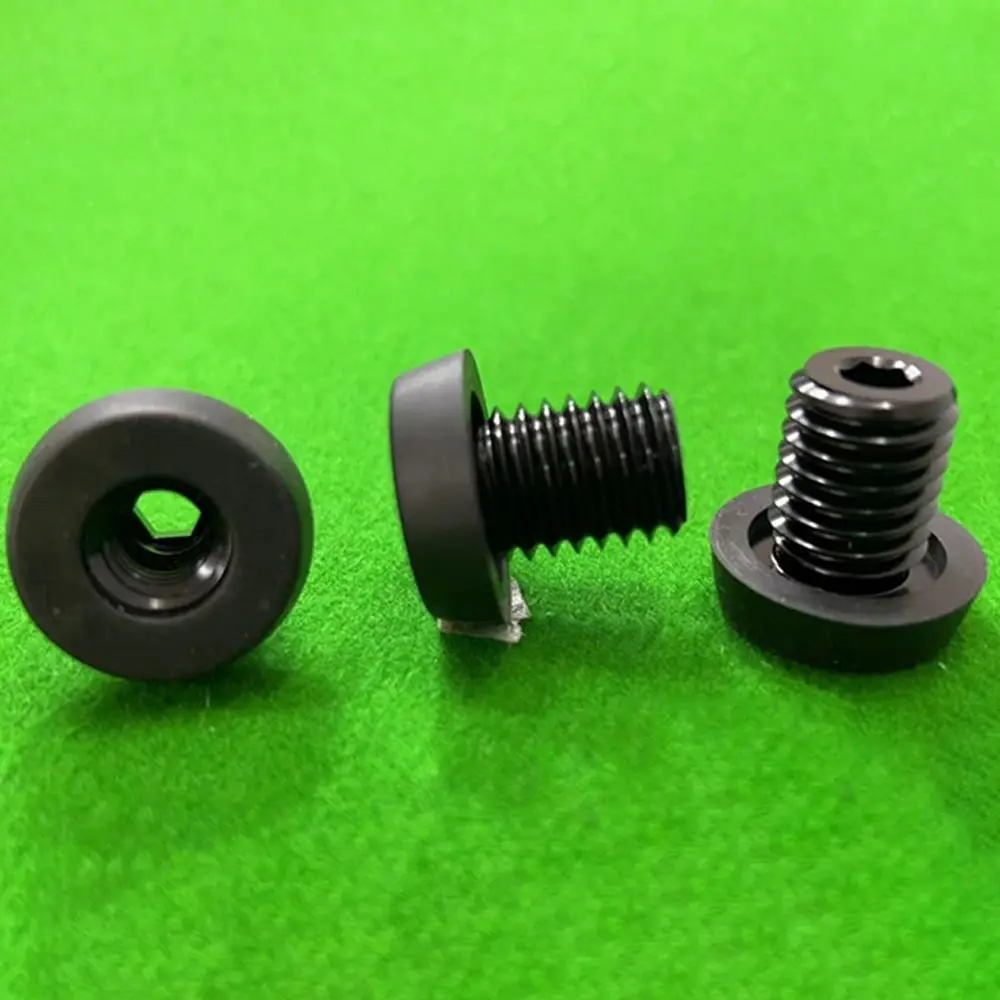 

Alloy Billiards Training Billiard Cue Bumper Billiard Cue Bottom Plug Cue Stick Protector Case Cover Billiard Back Plug Screw