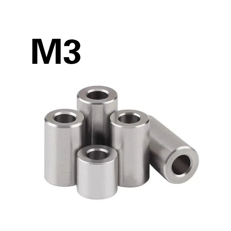 M3 Stainless Steel Bushing Washer Round Hollow Unthreaded Standoff Spacer Gasket Sleeve Shaft Sleeve High Precision