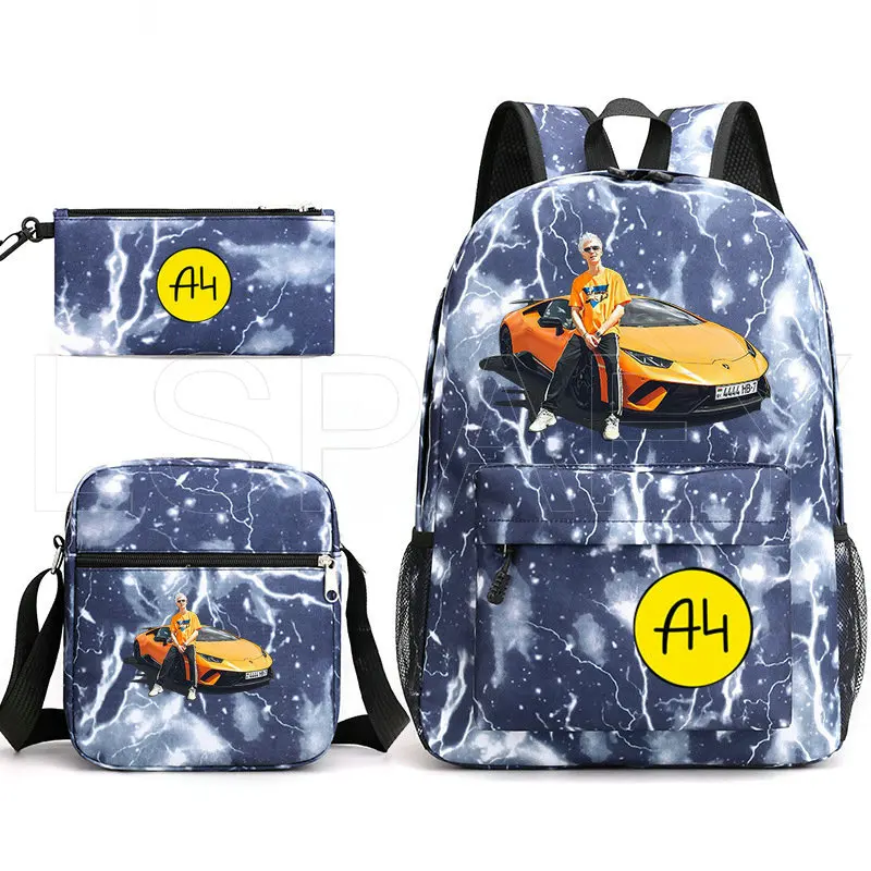 New Boy Girl Kids School Book Bags Women Bagpack Teenagers Schoolbag A4 Vlad Men Student Laptop Travel Galaxy Backpacks