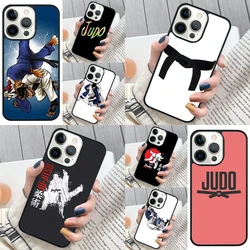Japanese Martial Arts Judo Phone Case Cover for iPhone 17 Air 16 16e 12 11 13 14 15 Pro Max for Apple Plus Coque