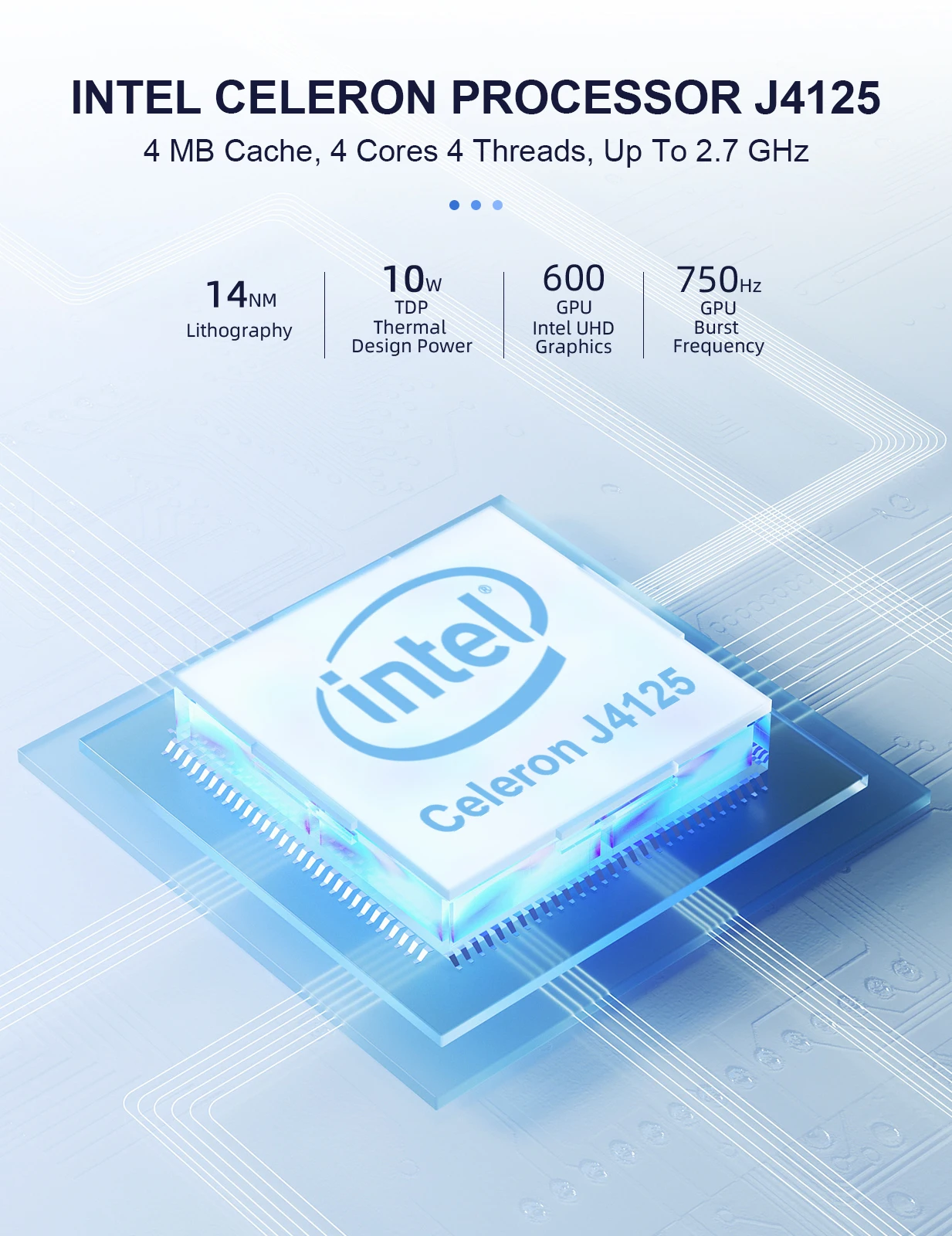 Мини-компьютер HYSTOU Intel NUC Celeron J4125 ssd m.2 Pfsense брандмауэр windows11 pro ключ linux itx безвентиляторный мини-ПК