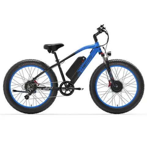 EU US Stock 2000W Dubbel Lankeleisi MG740 PLUS Elmountainbike för vuxna 48v 20ah Batteri Elcykel 26-tums Feta Däck Cykel 8 best sales EU-lager fatbike - №5