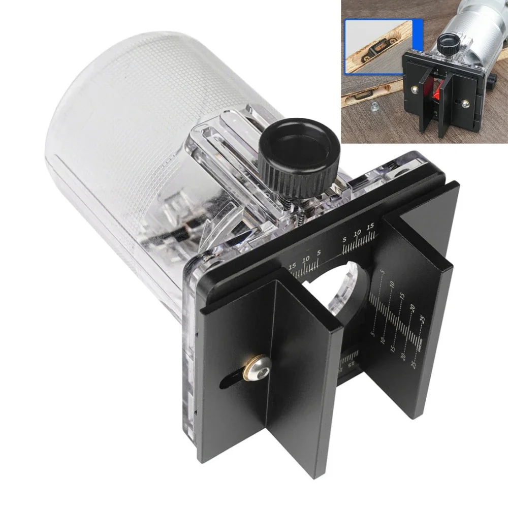 Trim Router Fixed Trimming Machine 2 In 1 Slotting Bracket Invisible Fasteners Wardrobe Cupboard Panel Punch Locator