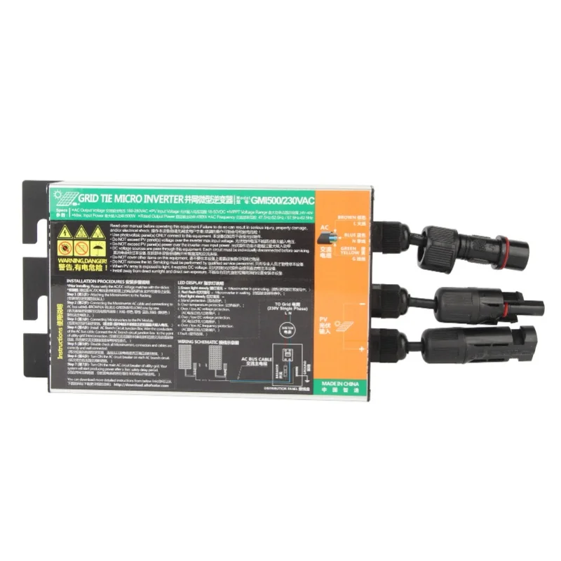 GMI Solar Micro Inverter 500W Voltage Protection Current Protection Temperature Protection Islanding Protection Sine Wave Micro