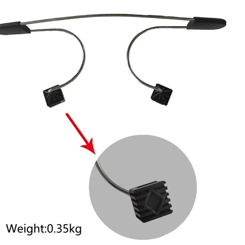 1pc Metal Universal Car Headrest Clothes Hanger | For Jackets, Suits & Shirts | Vehicle Coat Holder view 2