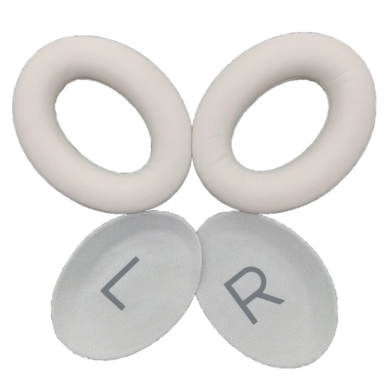 Almohadillas cuero proteico para auriculares QC45, orejeras, funda para auriculares