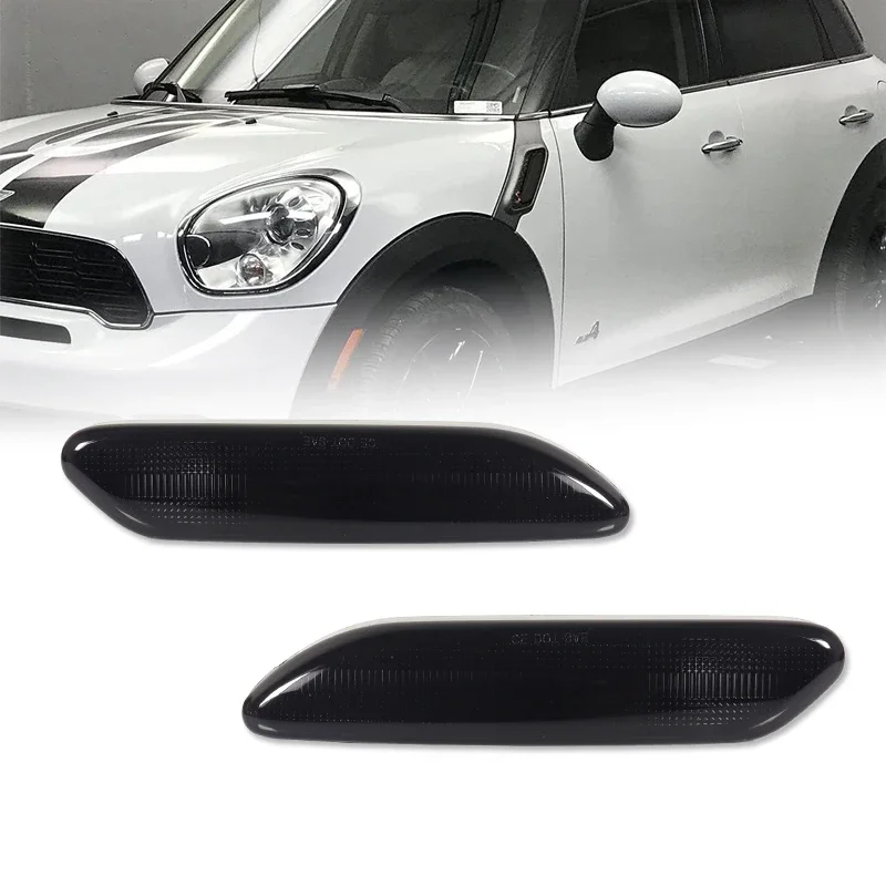 For BMW MINI COOPER R60 R61 COUNTRYMAN PACEMAN Side Marker Indicator Light Housing Turn Signal Fender Lights,No Bulb/Socket