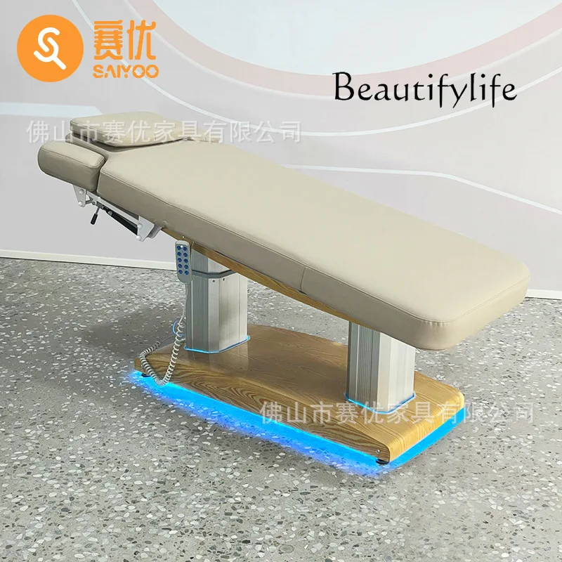 Electric beauty Beauty salon special bed Heated spa SPA massage bed Lifting