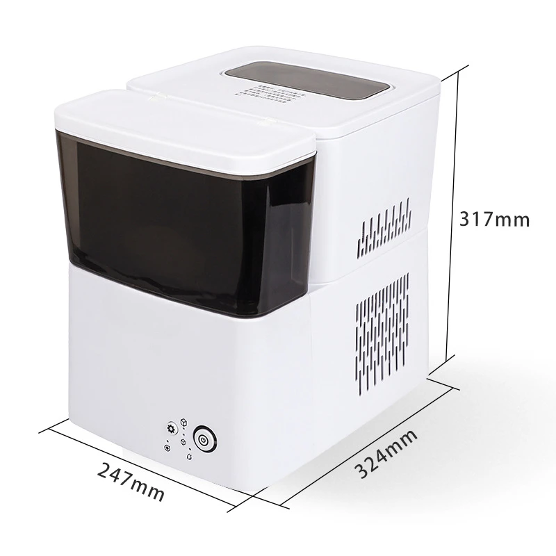 Ice maker white bar portable mini manual small commercial household ice maker