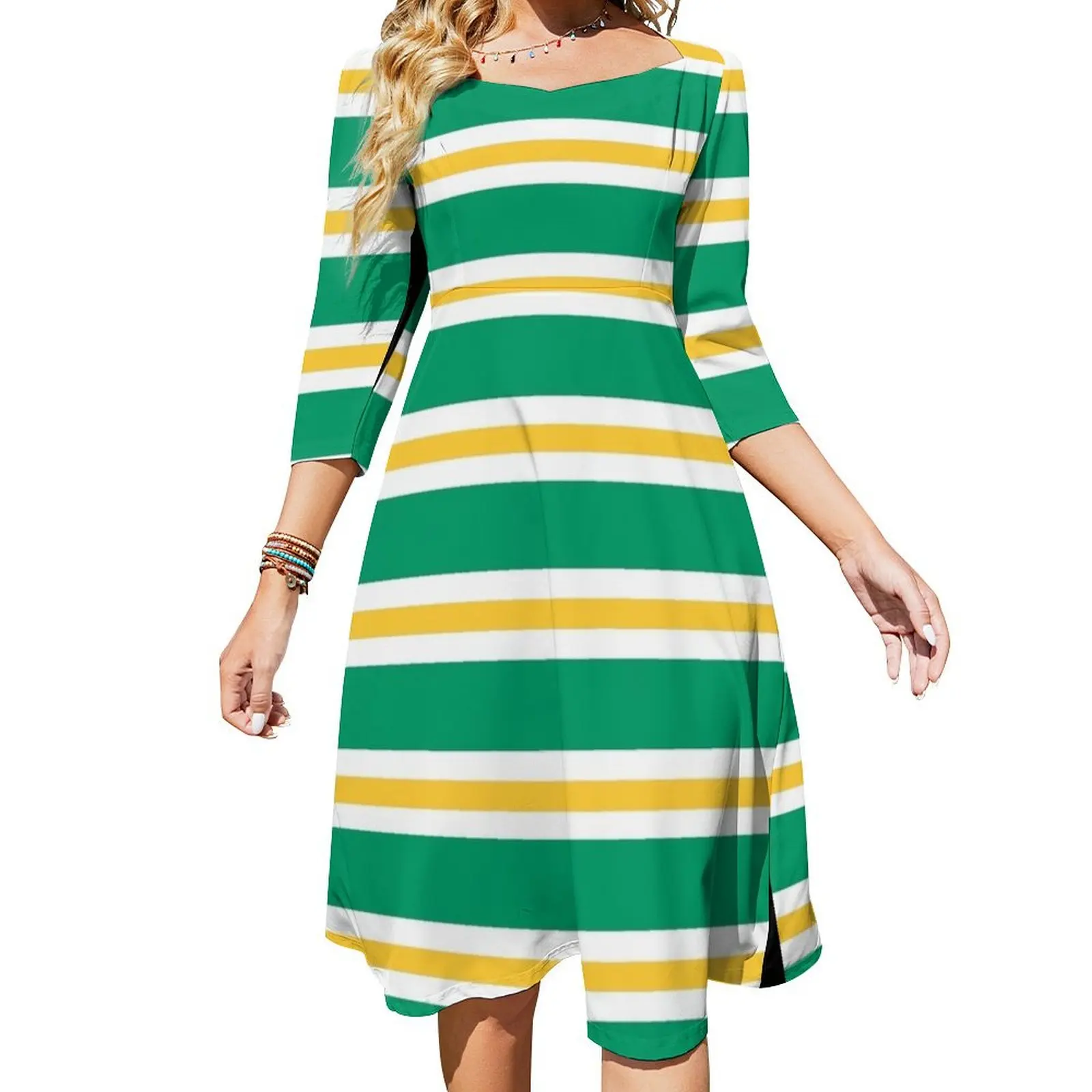 

Stripes Flare Dress Dress for pregnant women Bride dresses Dress women Womens dresses