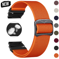22 26mm Nylon Strap For Garmin Watch Fenix 8 47 51mm 5 5XPlus 6X 7XPro Tactix7Pro Men Women Sport Bracelet Watchband Accessories