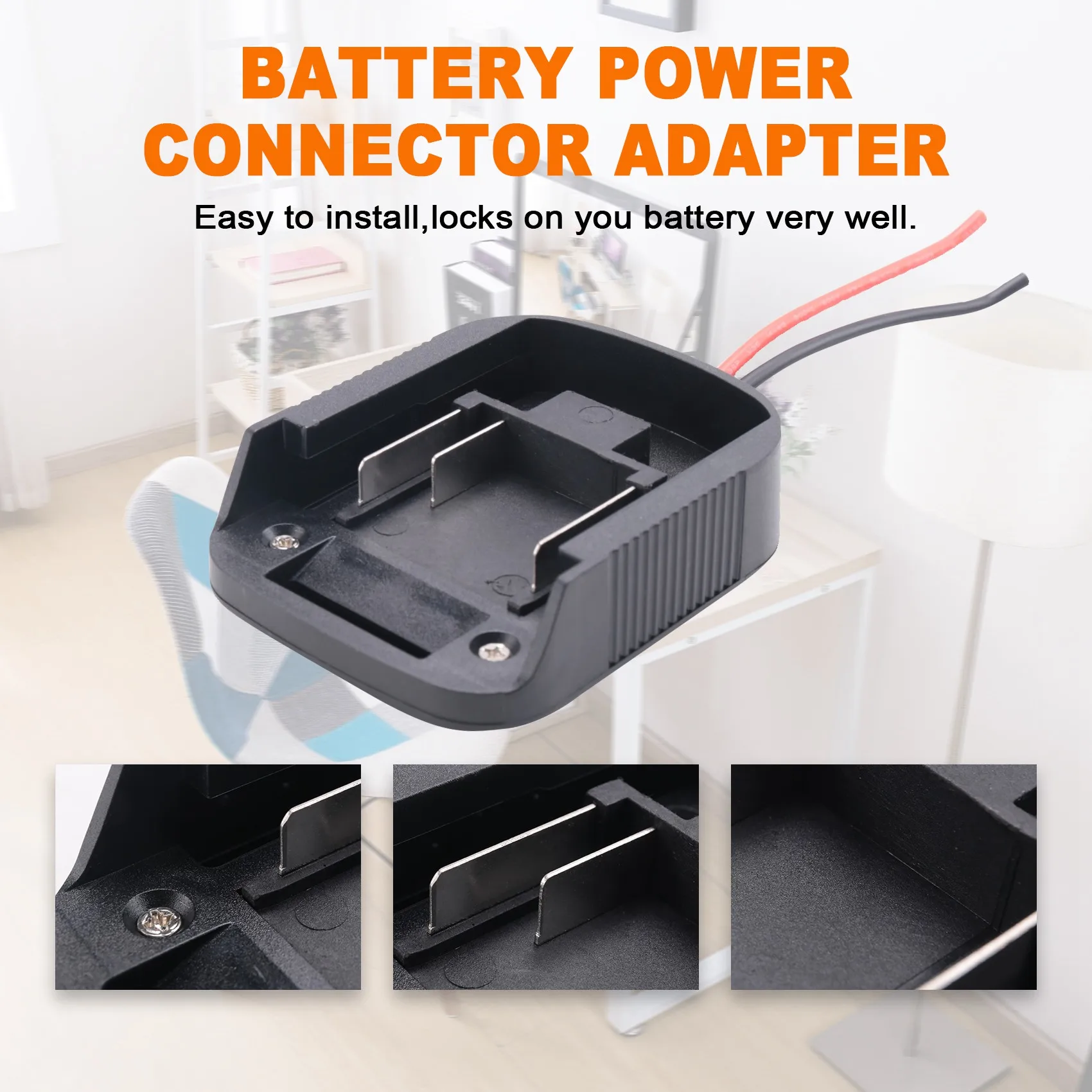 1Pc Battery Adapter for Makita 18V Lithium Battery Power Tool Connector Adapter Dock Holder for Power Tool BL1830 BL1840