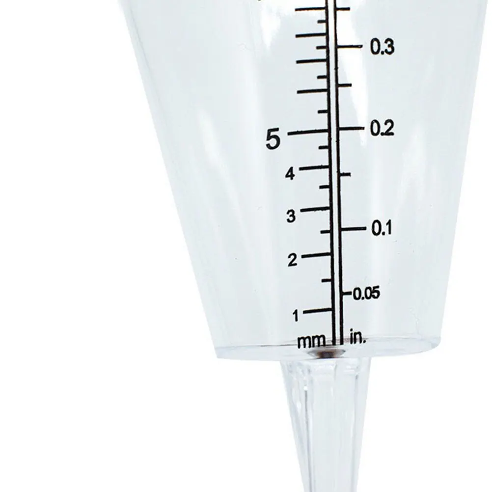 

Rainfall Measuring Cup 35cm Scale Plastic Gauge Precipitation Meter Eco Friendly Weather Meteorological Farming Climate Outdoor
