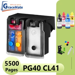 PG-40 CL-41 cl41 pg40 Refillable Ink Cartridge Compatible for Canon Pixma MP140 MP150 MP160 MP180 MP190 MP210 MP220 MP450 MP470