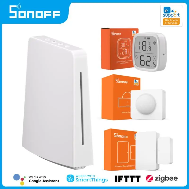 SONOFF iHost AIBridge ZigBee Hub Type-C Matter Gateway Alexa Google Home Voice Control Work With SONOFF MINI Extreme SNZB-02D