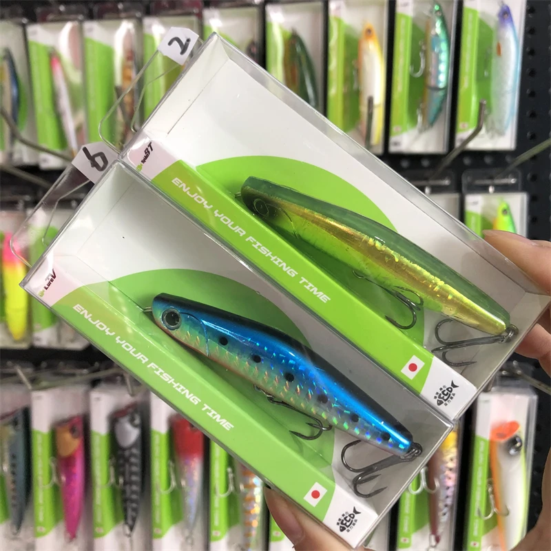 9044 LURETV اليابان المستوردة ima نفس النمط إغراء YOICHI 80 سلسلة غرق الغزل إغراء لصيد باس البحر مع فم منحني