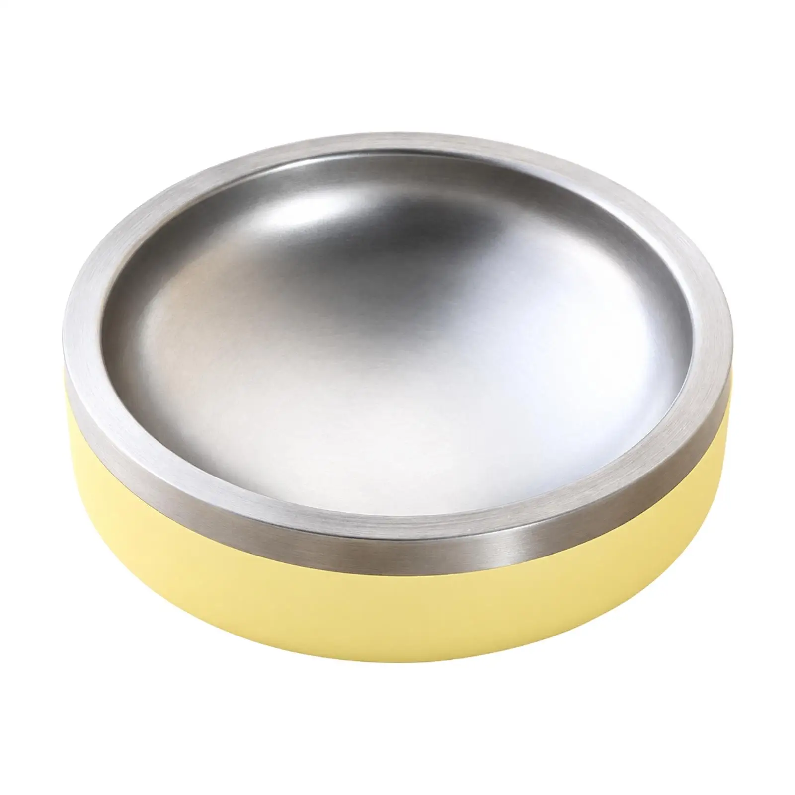 Stainless Steel Pet Bowl for Cats Small Dogs 5cm Height Wide Base Stable Bowl for Food or Water Use