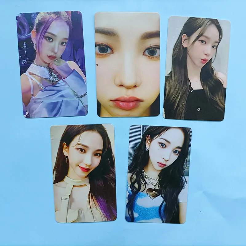 Kpop Album Girls Photocards Double Sides Printing Matte Film Special Card Korean Style LOMO Card Karina Winter Fans Collection