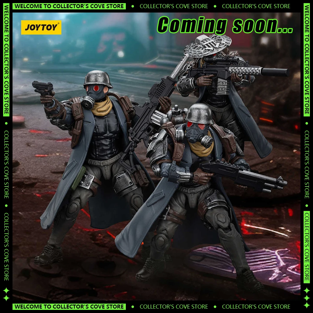 JOYTOY Battle of The Stars Action Figure Shadow Jaeger Squad Figure Viper Jackal Raven Figurine Model Statue Ornament Toys Gifts