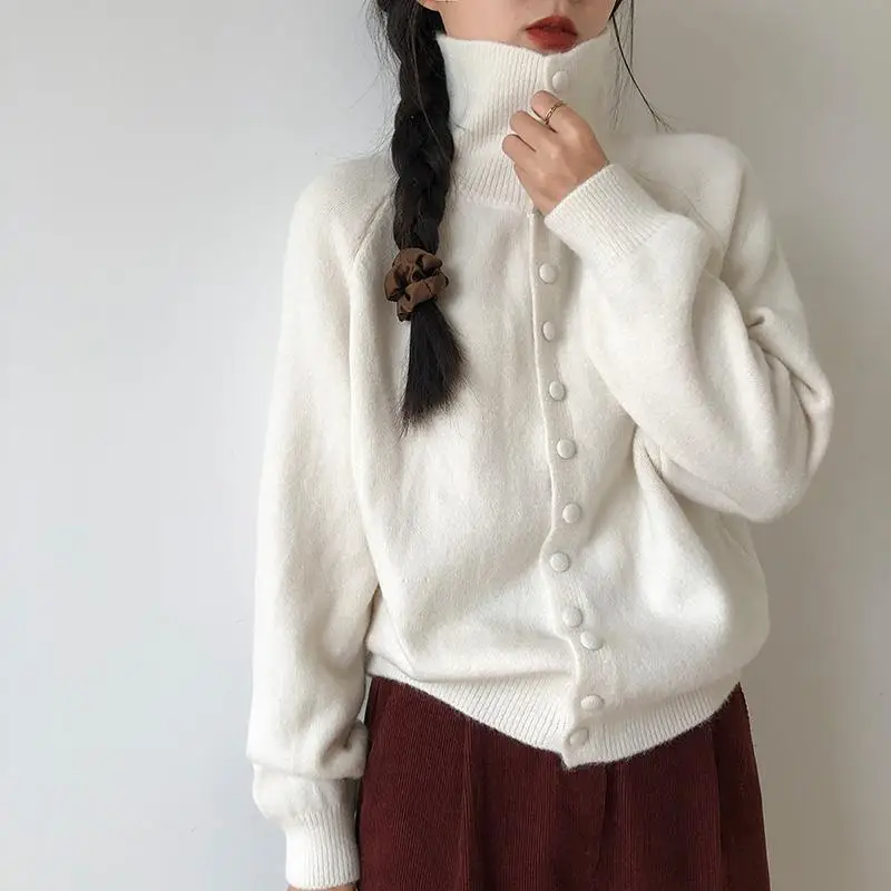 Maglioni Maglioni Cardigan Donna Bohemios Acrilico SSoftly Filo Fidanzata Club Party Stretto Glam Lucido SSoftling Moda da sera