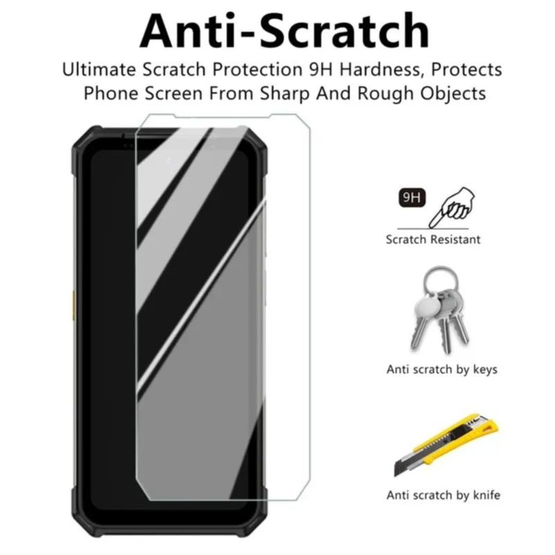 clear tempered glass for ulefone armor 24 screen protector film anti-scratch cover guard on for armor24 pelicula de vidrio