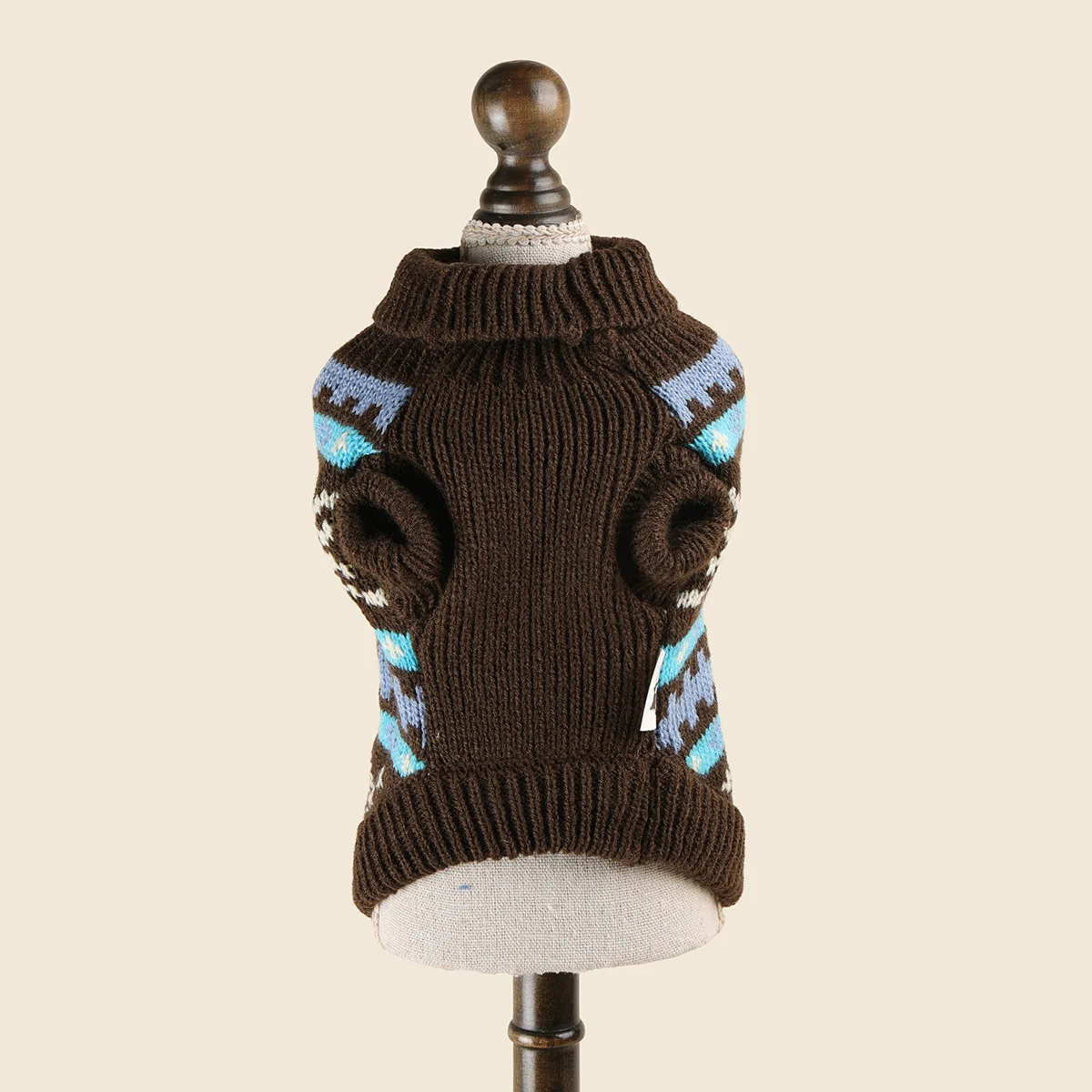 Halloween-Kostüme für Hunde, Herbst-Winter-Pullover, Mantel und Jacke, XS-XL, hoher Kragen, Katzenkleidung, Chihuahua, Yorkshire – Detail 4