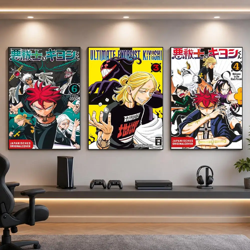 Manga U-Ultimate Exorcist Kiyoshi Poster HD Removable Wall Art Gift Bedroom Lounge Dorm Office Gaming Cafe Bars