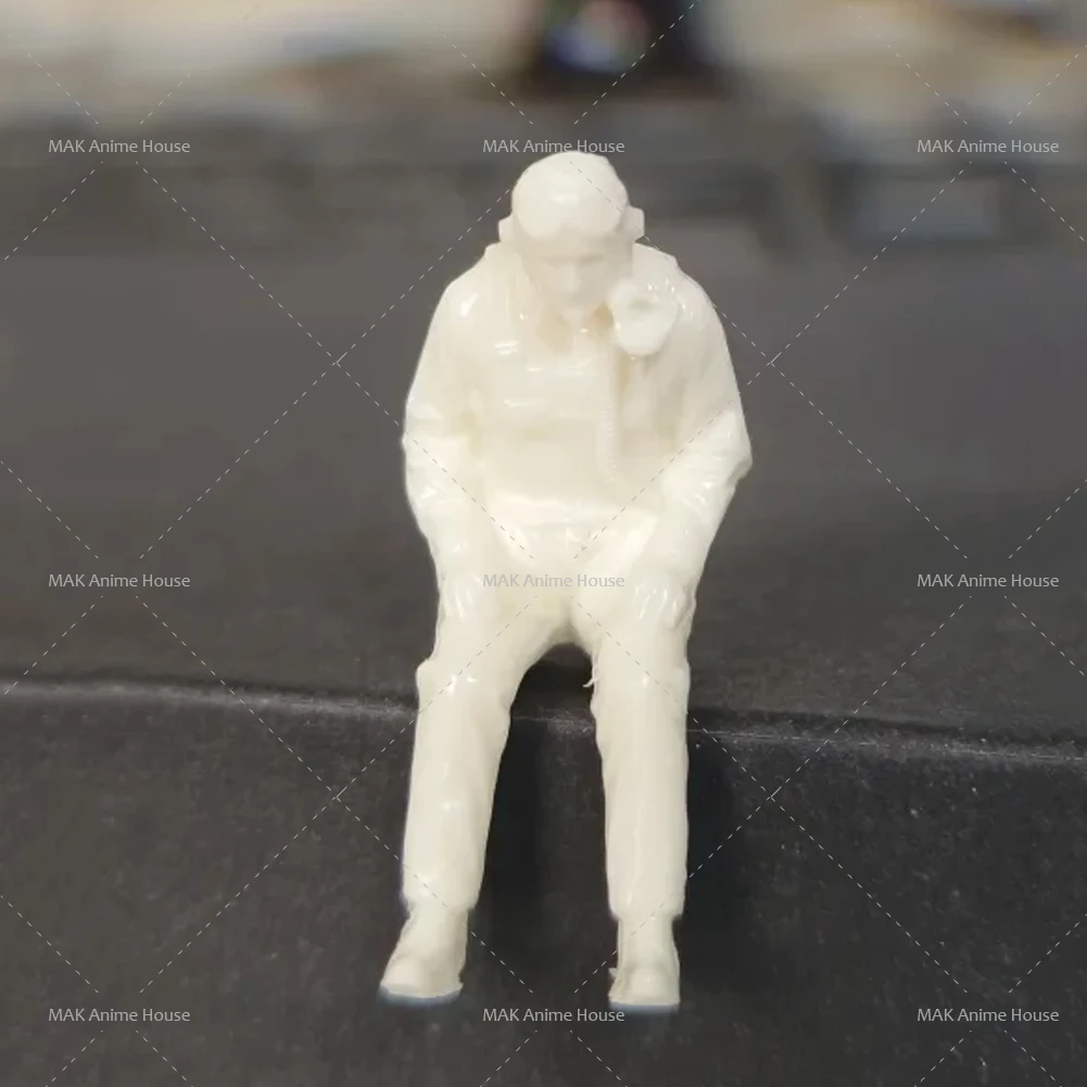3d Geprinte 1/48 Pilot Model Micro Action Figures Miniatuur Scènes Voor Collectie Decoratie Geschenken Creatief Fotografie Speelgoed