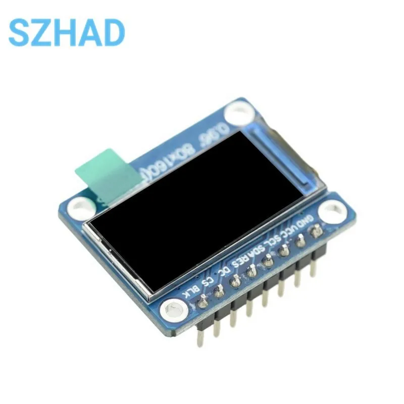 0.96 Inch IPS Display OLED Module For Arduino 80*160 65K Colorful RGB TFT LCD Board ST7735 ST7735 DIY