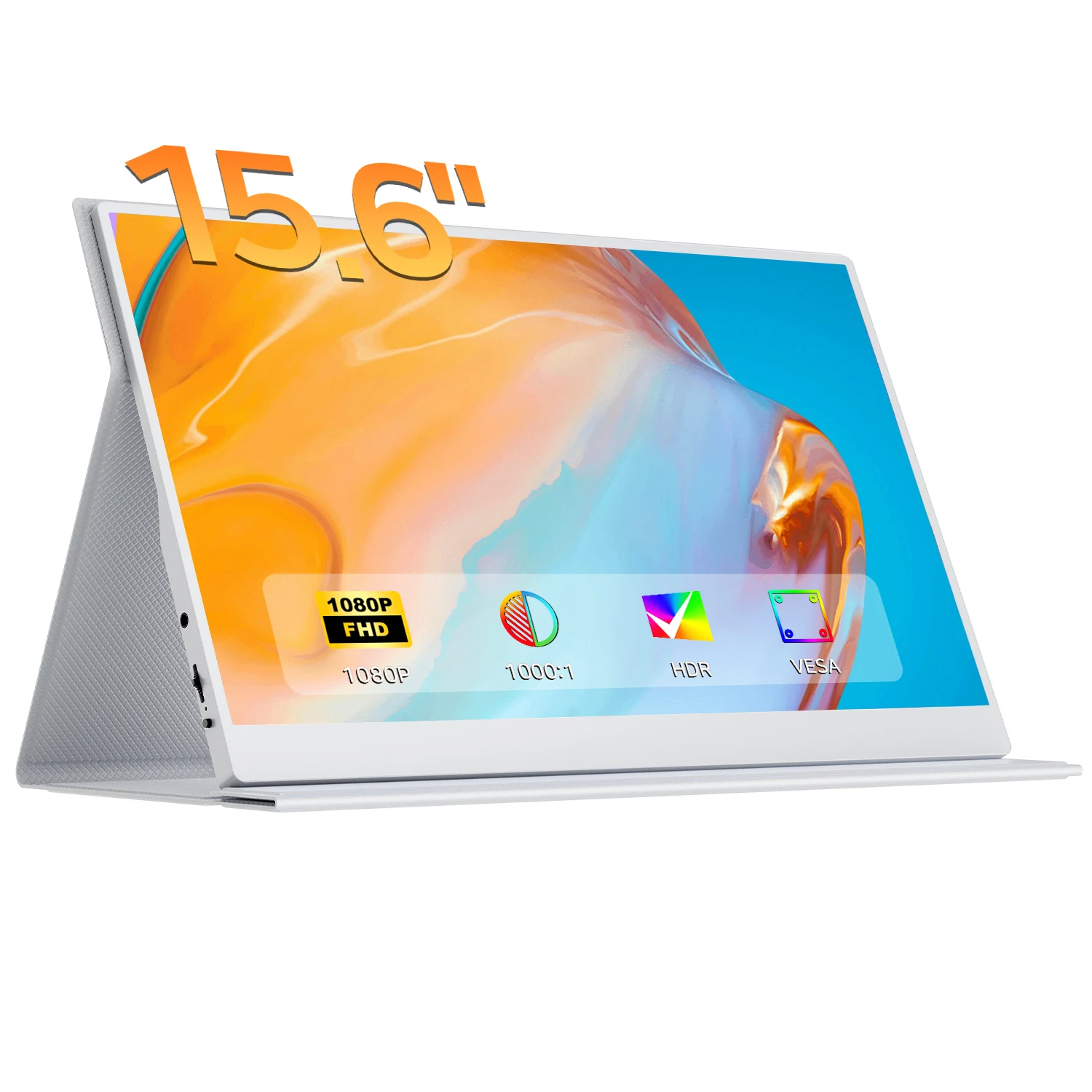 

UPERFECT 15.6 Inch Portable Monitor For Laptop 1080P HDR 8bit IPS PC External Second Screen with Type-C MINI HDMI Mobile Extended Display