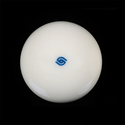 

Белый бильярдный кий высшего качества 2-1/4 дюйма с голубой точкой, белый бильярдный шар, аксессуар 57,2 мм