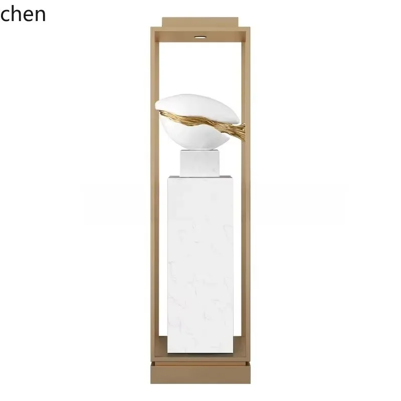 Bj-1Window Display Stand, Sales Office, Lobby Ornament, Hotel Lobby, Large Floor-to-ceiling Sculpture, Marble Pedestal Base