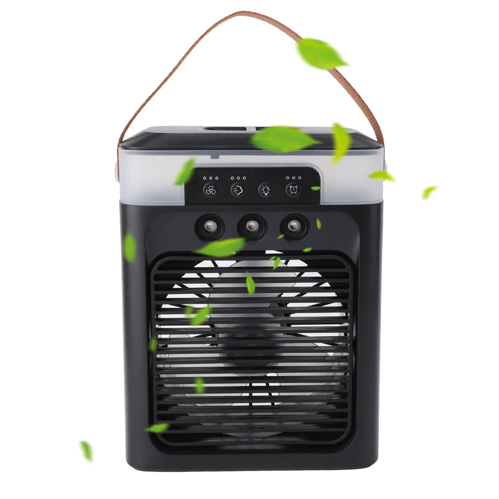 Ventilador de nebulización portátil USB 400 ml aceite esencial aromaterapia humidificador de aire fresco para oficina dormitorio viaje negro